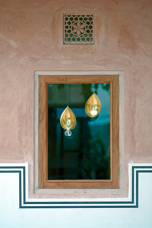 Anantaya Oas Boond Glass Oil Lamp