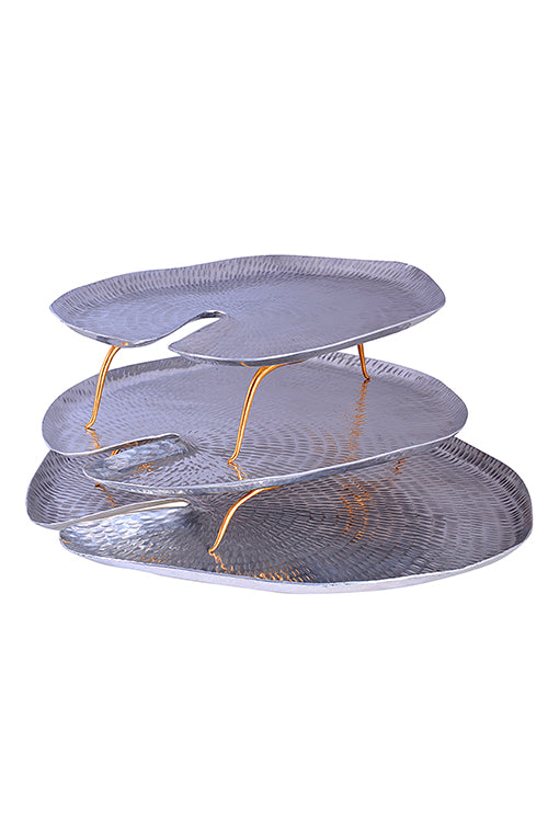 Anantaya Padma Tray Silver L