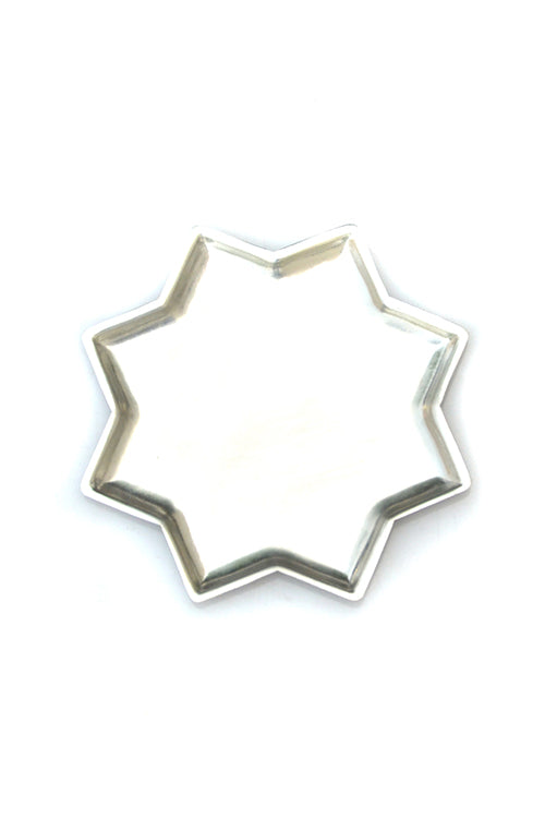 8 Point Star Plate With Kalai Set of 4
