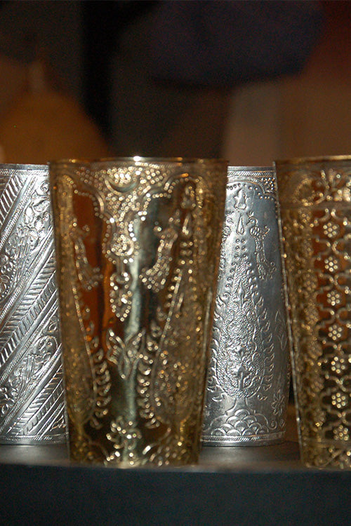 Nafees Lassi Glass Bel Brass