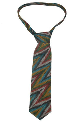 Okhai "Handwoven Silk Ikkat Tie"