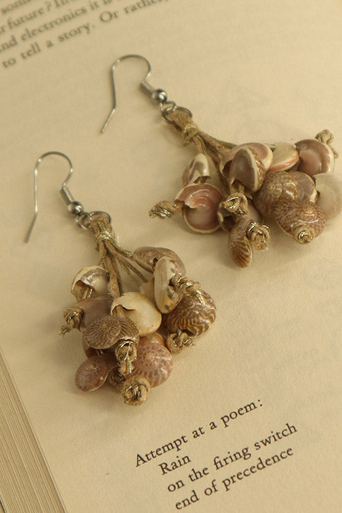 Whebyabira-Jute-Shell-Earring