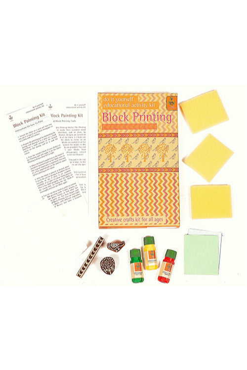 DIY Toys Wooden Block Printing Kit - Classic Blocks