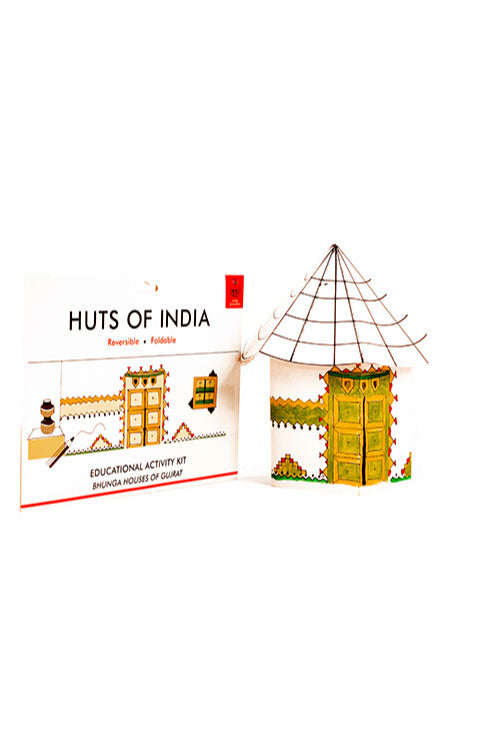 Educational Colouring Kit For our Young Architects DIY kit  (Bonga Huts of Gujrat)