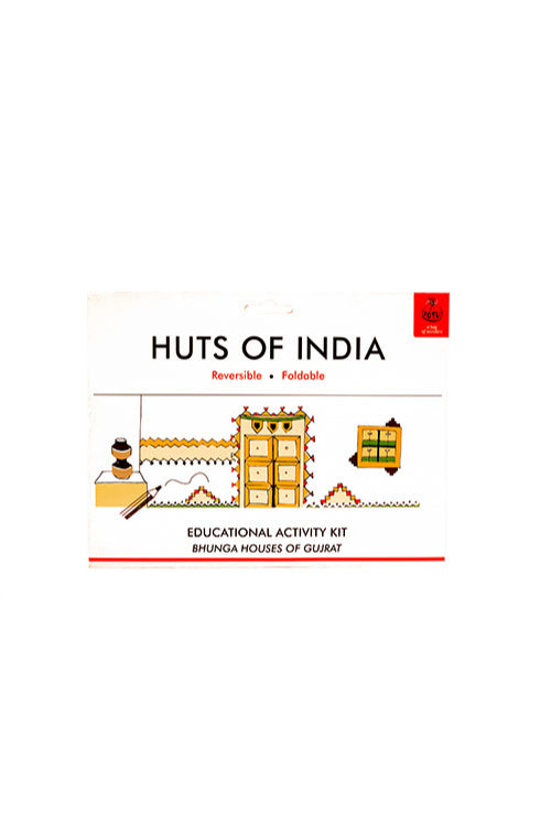Educational Colouring Kit For our Young Architects DIY kit  (Bonga Huts of Gujrat)