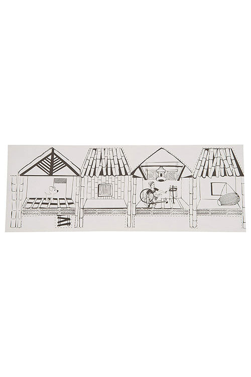 Potli Educational Colouring Kit Forour Young Architects DIY kit  (Ikra Houses of Assam)