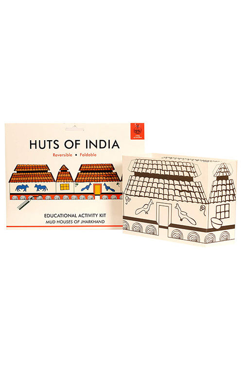 Educational Colouring Kit For our Young Architects DIY kit  (Mud Huts of Jharkhand)