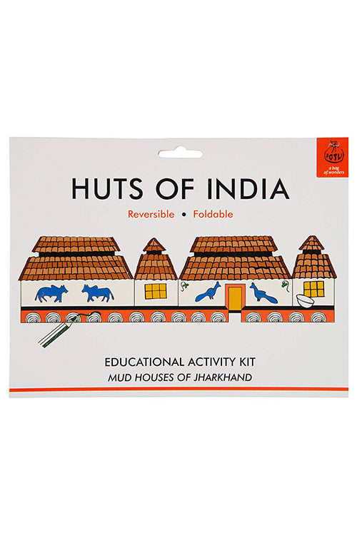 Potli Educational Colouring Kit For our Young Architects DIY kit  (Mud Huts of Jharkhand)