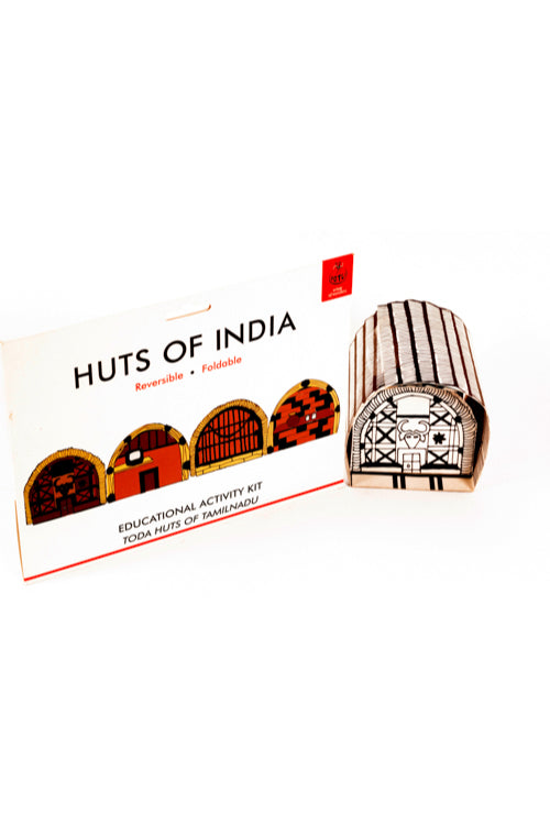 Educational Colouring Kit For our Young Architects DIY kit (Toda Huts of Tamil Nadu)