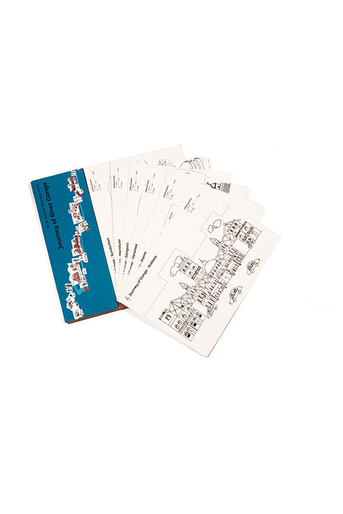Potli Educational Colouring Kit  Learning Activity about Rivers Of India (River Ganga)
