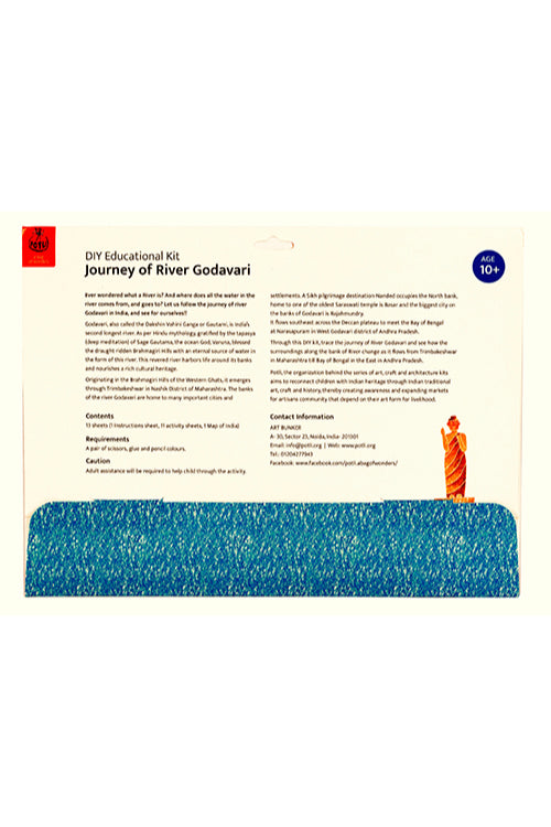 Potli Educational Colouring Kit Learning Activity about Rivers Of India (River Godavari)