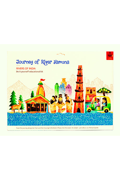 Educational Colouring Kit Learning Activity about Rivers Of India (River Yamuna)