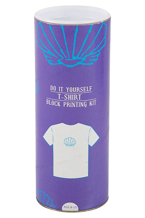 POTLI DIY Craft Kit Block Print Your T-Shirt (Shell)