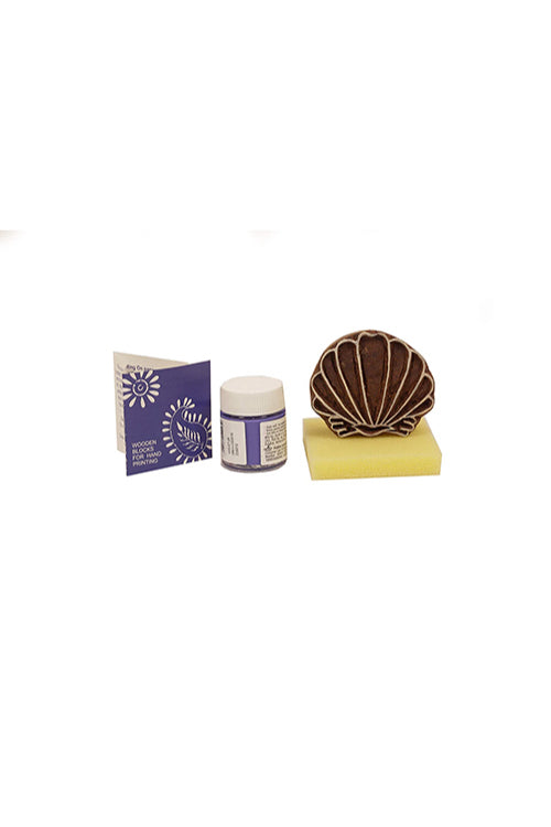 DIY T Shirt Block Print Kit - Seashell