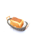 Handmade Sabai Grass Bread Basket - Small (Black)