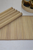 Dharini Bamboo Plain Placemats  (Set Of 6)