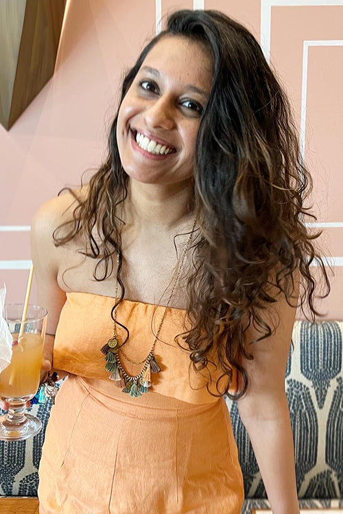 Dhaaga Earthy Box Chain Necklace