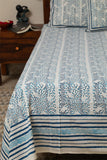 Sootisyahi 'Ambar' Handblock Printed Cotton Bedsheet
