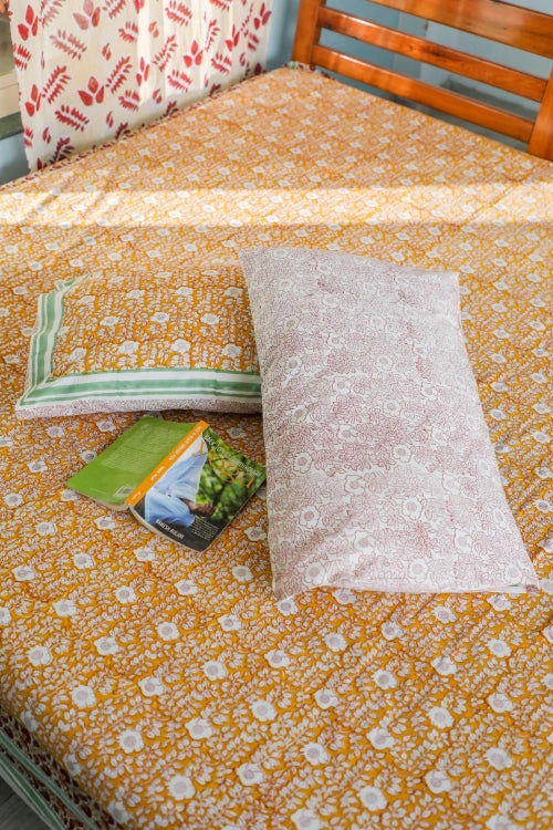 Sootisyahi 'Jungle Tales' Handblock Printed Cotton Bedsheet