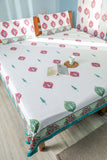 Sootisyahi 'Buds & Petals' Handblock Printed Cotton Bedsheet