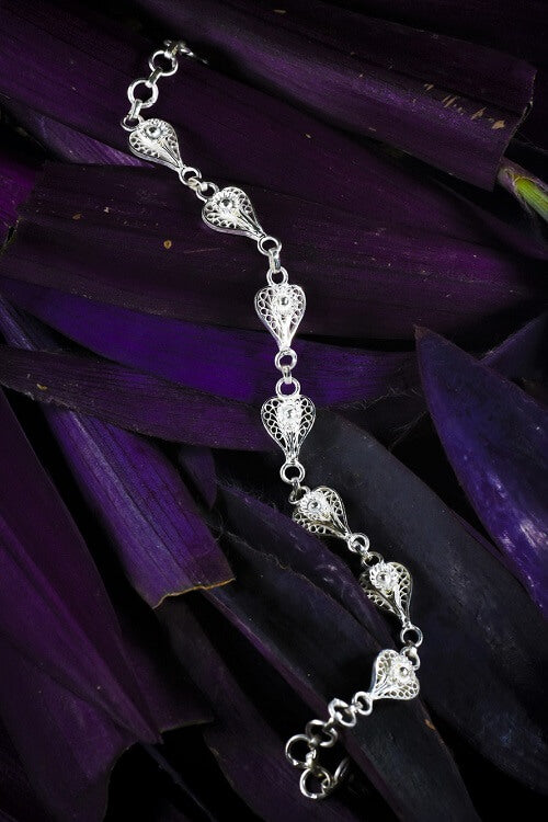 Caribbean Quartzite Gemstone Bracelet with Forever Friends Sterling Silver  Charm | T. Jazelle