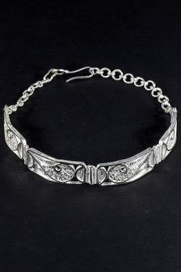 Silver Linings "Paisley" Silver Filigree Handmade Bracelet