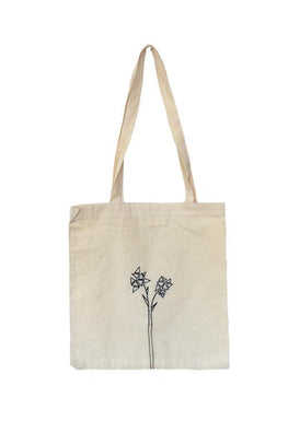 Okhai â€˜Geometric Bloomâ€™ Pure Cotton Tote Bag