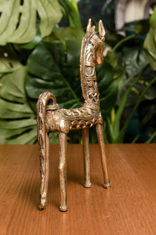 Dhokra Craft Curio (Large) - Horse