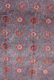 Creative Bee 'ELISE' Natural Dyed Block Printed Mulberry Silk Fabric x 0.50 Meter