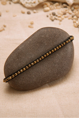 Single Golden Bead Bracelet