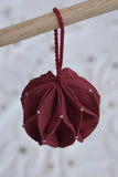Okhai 'Gingerbread' Pure Cotton Hand Embroidered Christmas Ornament