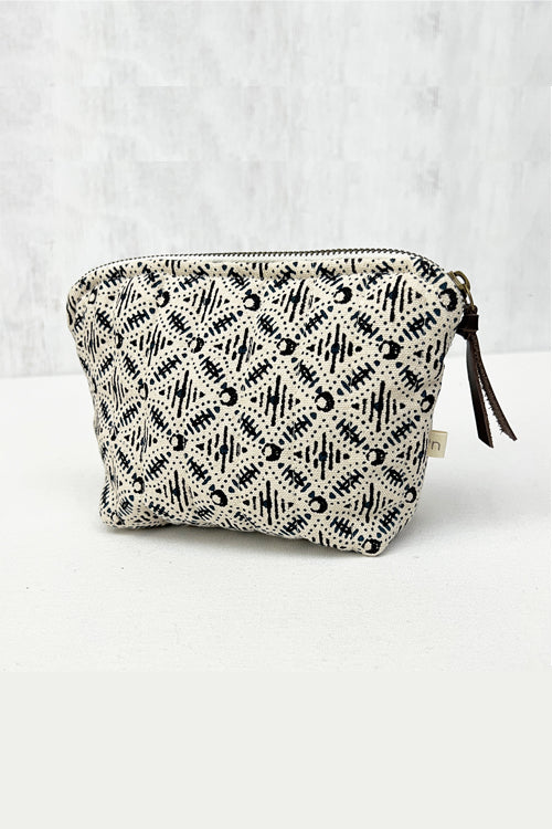NM Bamboo Quilted Clutch Pouch