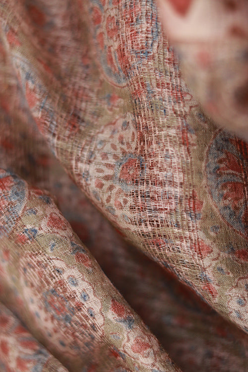 Creative Bee 'agonda' Signature Weave Natural Dye Silk Dupatta