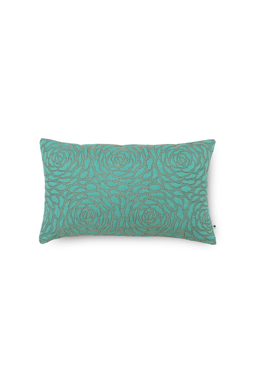 Rosebud Cushion Cover-Sapphire