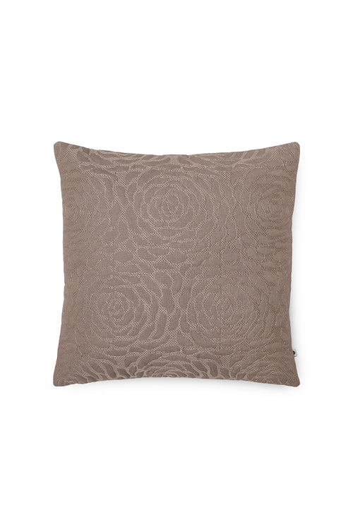 Rosebud Cushion Cover-Cofee