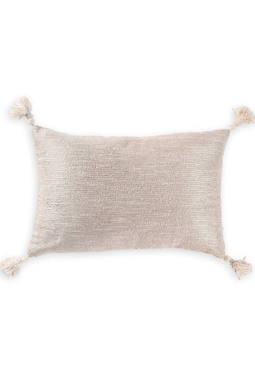 Onset Homes Handwoven Metallic Cushion Cover-Daisy