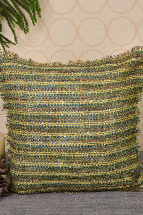 Onset Homes Jingles Cushion Cover-Moss