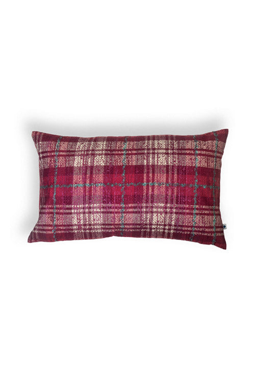 Onset Homes Metallic Checks-Magenta