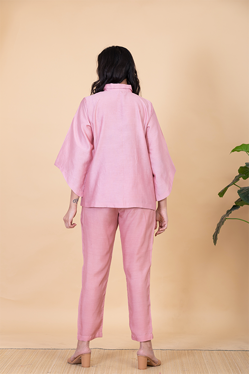 Chambray & Co.'S Fiah  Vegan Silk Coord Set