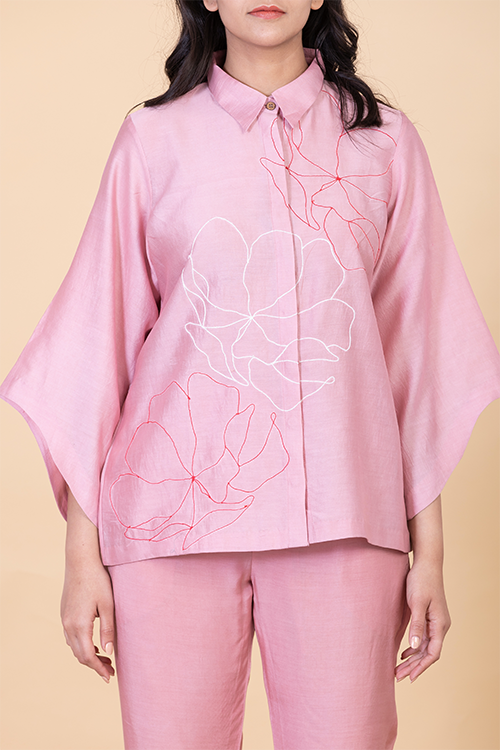 Chambray & Co.'S Fiah  Vegan Silk Coord Set