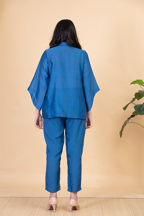 Chambray & Co.'S Jade Vegan Silk Coord Set