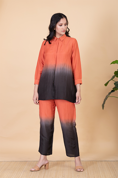Chambray & Co.'S Bria Vegan Silk Coord Set
