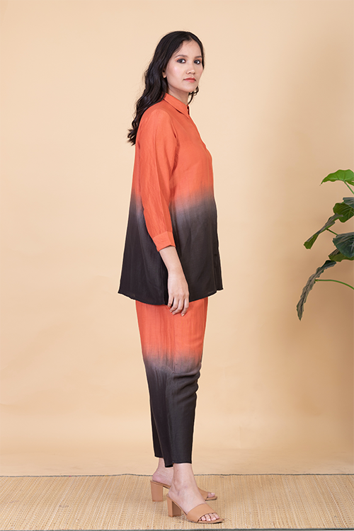 Chambray & Co.'S Bria Vegan Silk Coord Set