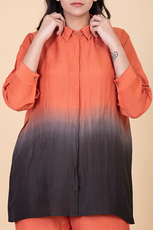 Chambray & Co.'S Bria Vegan Silk Coord Set