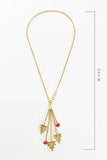 Miharu Dokra Triangle Brass Chain Necklace