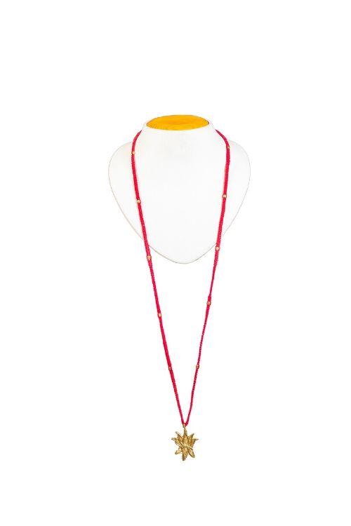 Miharu Long Lotus Pendant