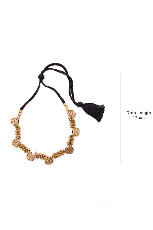 Miharu Dhokra Coated Choker CD1955