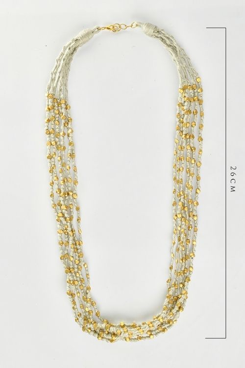 Miharu Octa Layered Necklace * Ash*