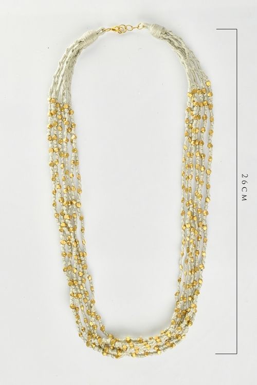 Miharu Octa Layered Necklace * Ash*