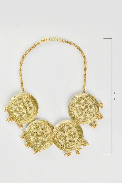 Miharu Full Moon Collar Necklace